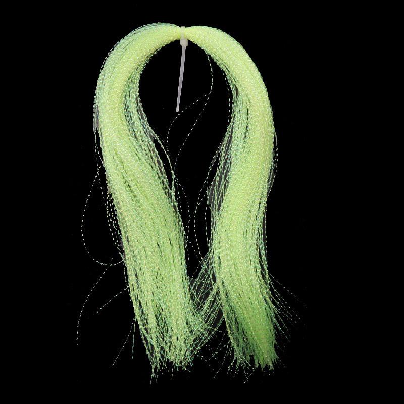 UV Spiral Bright Silk Feather Hook Tying Material for Sea Fishing