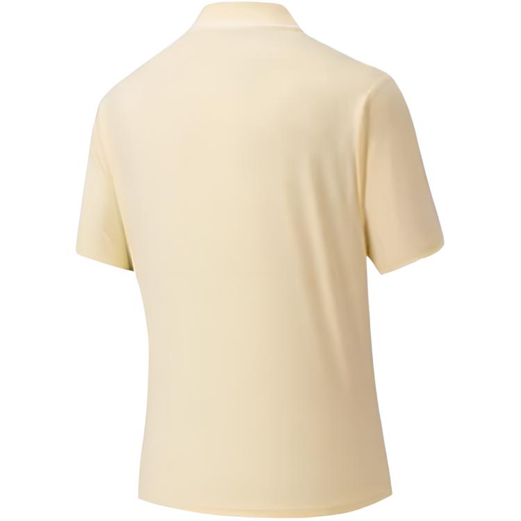 Anta Loose Fit Breathable Solid Color Short Sleeve Polo Shirt Women Tops 162627122-2