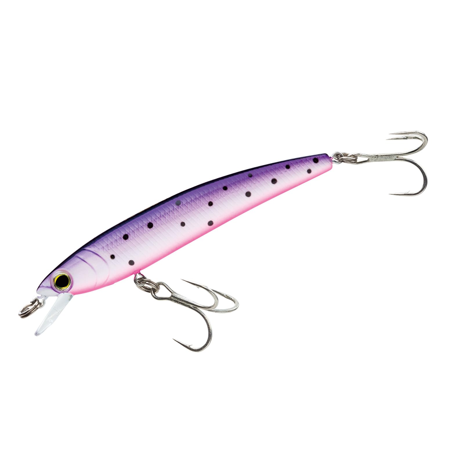 YO-ZURI Lure Pins Minnow Sinking 90mm Color: Purple Rainbow Trout 90mm