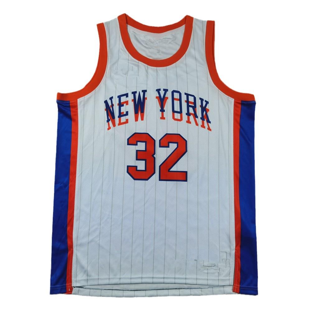 New Season Knicks White City Edition #32 Towns Basketball Jersey