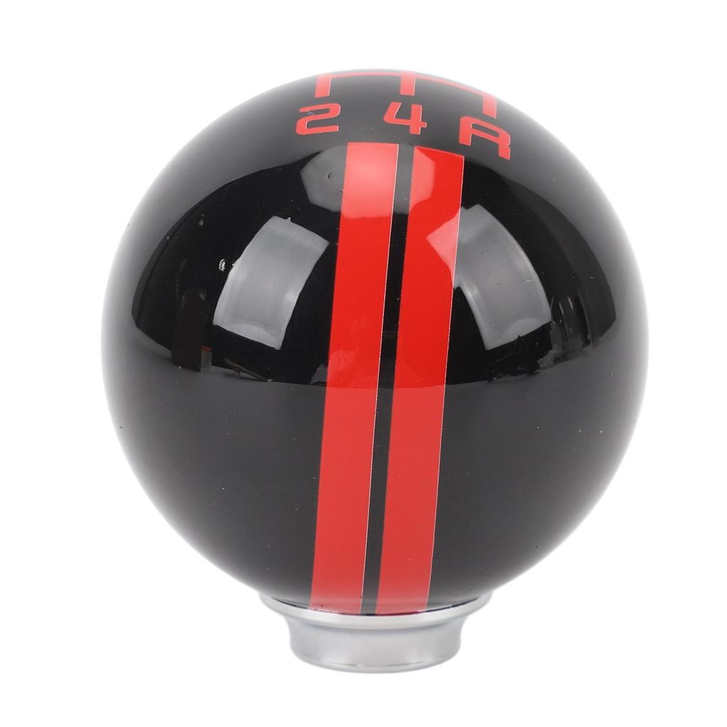 5 Speed Shift Knob Round Ball Manual Shift Knob with 3 Adapters for Mustang 1967‑2018