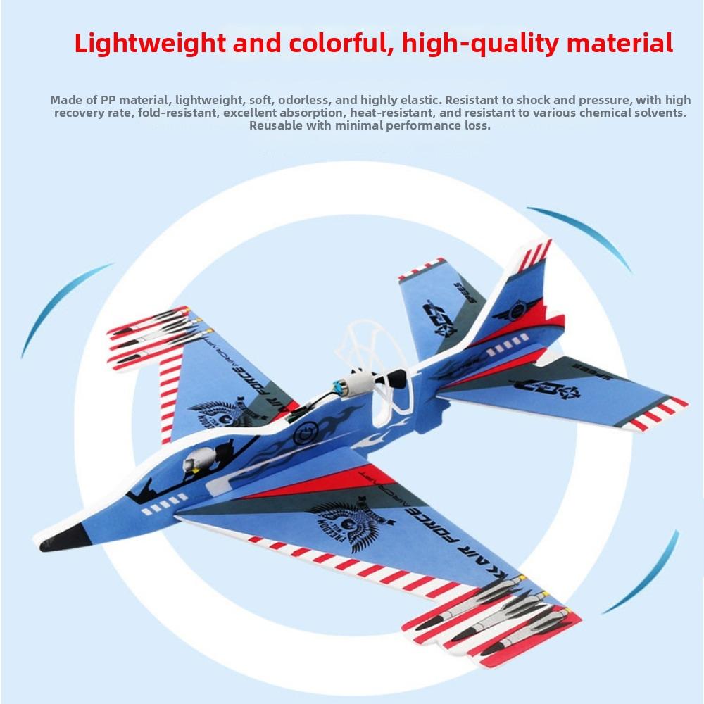 28*26*6.5cm Outdoor Toy Random Color Electric Plane Aircraft High Quality Inertial Foam Toys