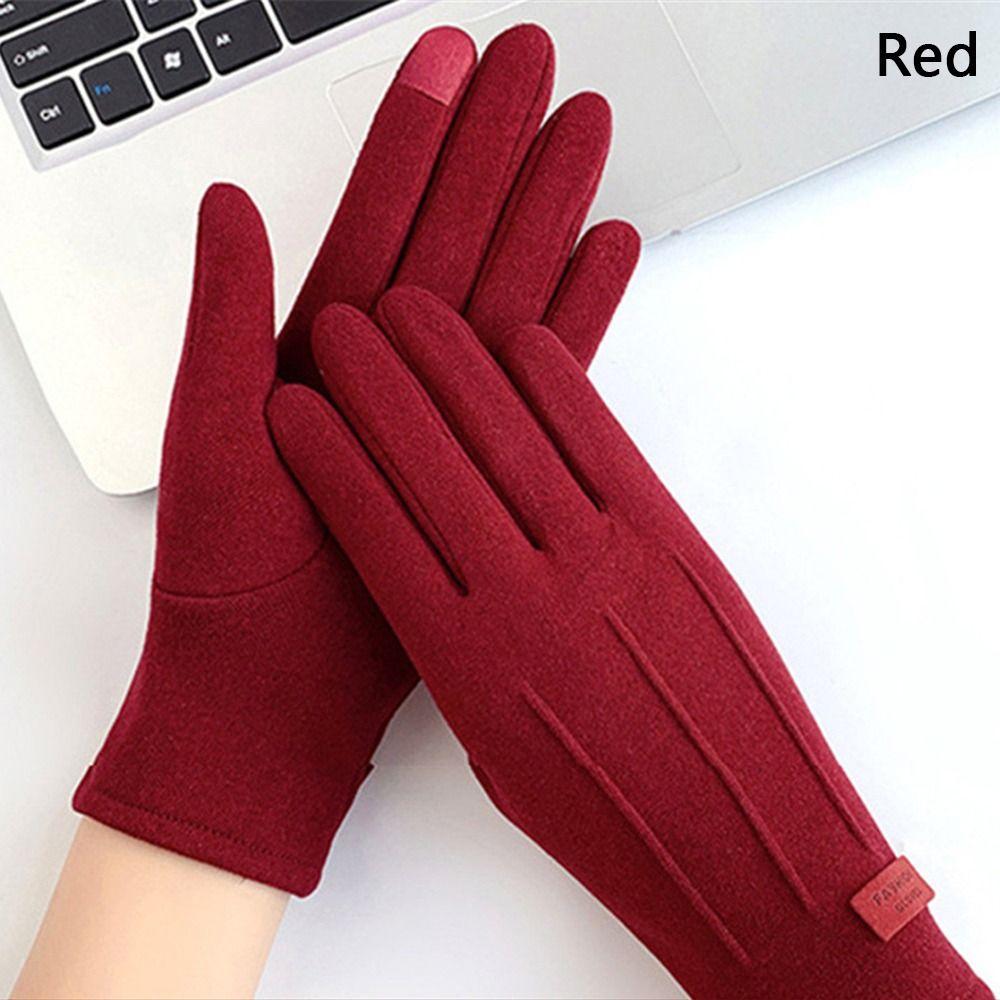 Sport Non-slip Riding Cycling Windproof Full Finger Mittens Coldproof Winter Gloves