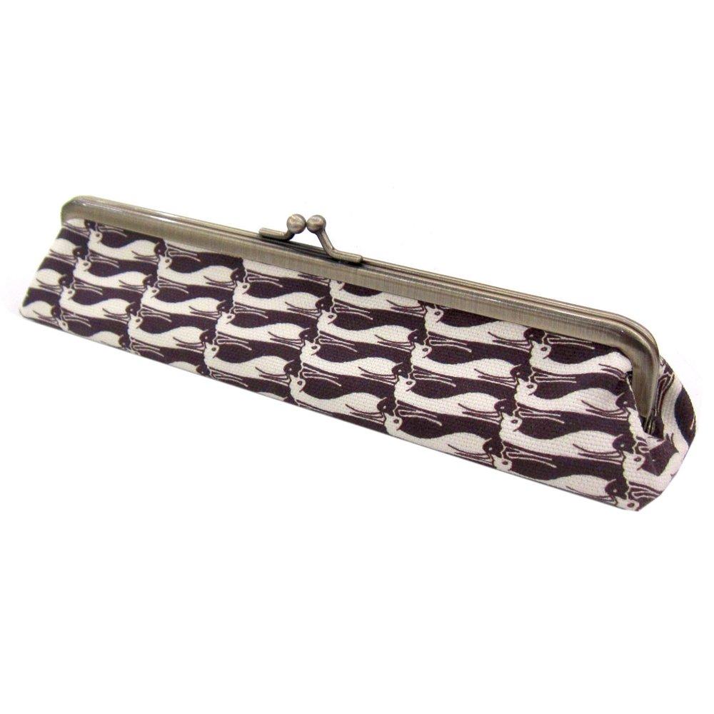 

Косметичка Akashiya из ткани киото оби Кот K21-NE