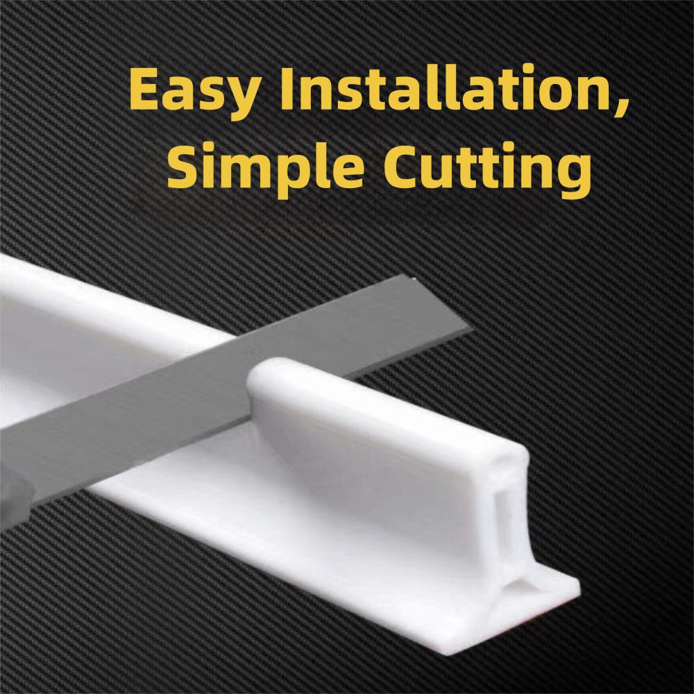 100cm Shower Water Dam Collapsible Design Wet Dry Separation Water Retention System Walk in Curbless Water Blocker Shower Area