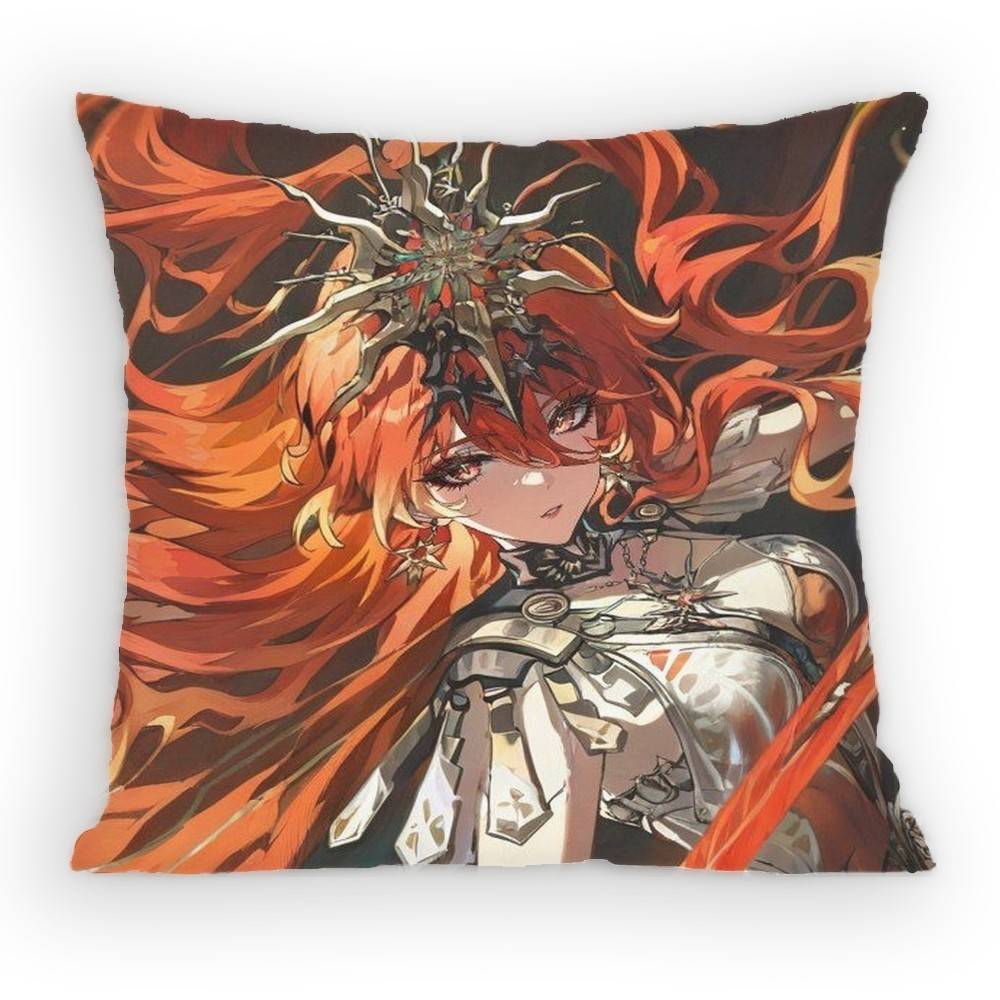 Open world Game Wuthering Waves Augusta Pillow Case Sofa Living Room for Bedroom car Headboard Cushion Square Cushion Nap Time