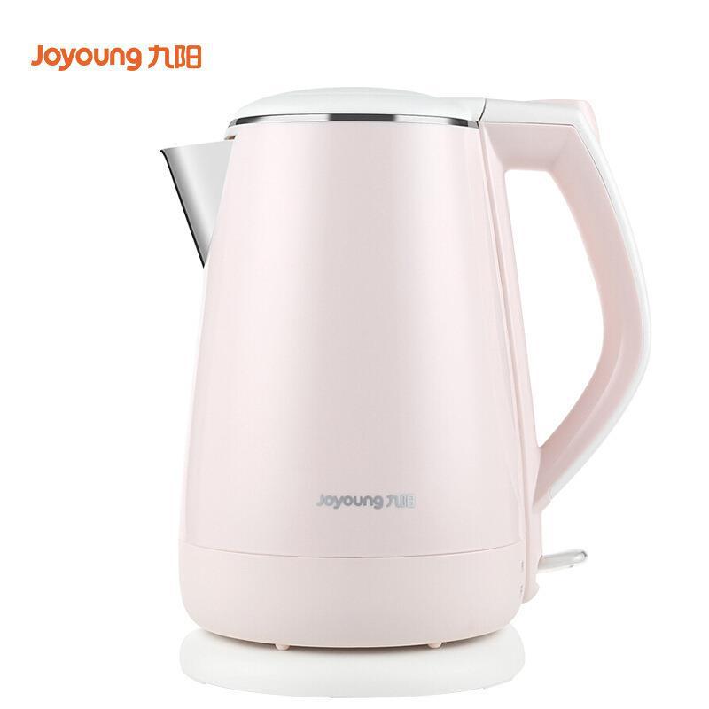 Joyoung K15-F626 Electric Kettle, 304 Stainless Steel Double-Layer, Anti-Scald.
