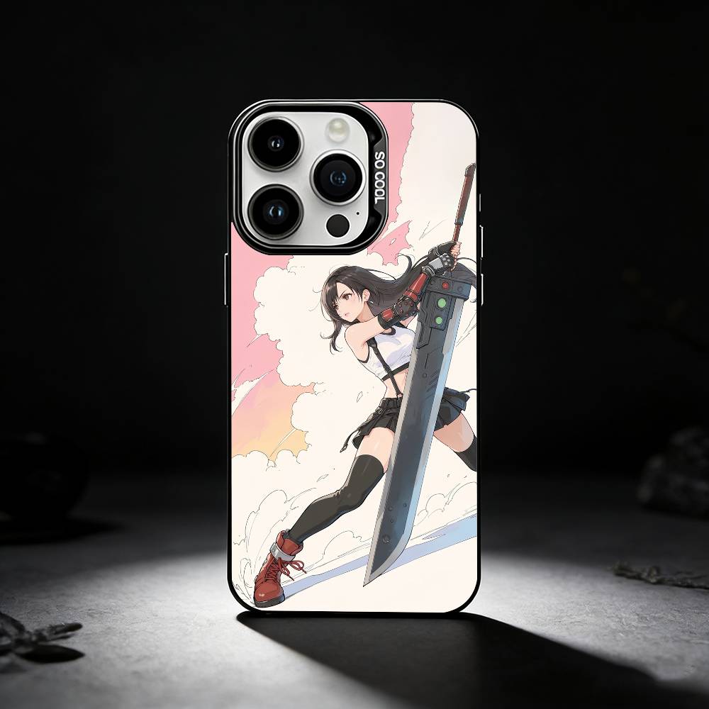 

Game FF T-Tifa L-Lockhart-S Phone Case For iPhone 17,16,15,14,13,12,11 Plus,Pro Max,XS,Colored silver phone case iPhone17air