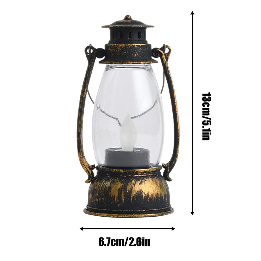 Luces parpadeantes de llama Linterna vintage Batería Linternas decorativas Para el hogar Exterior Noche Patio Jardín Tiendas de campaña Apagones Senderismo