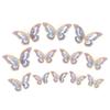 12Pcs Waterproof Butterfly Stickers Self Adhesive Ideal for Scrapbooking and DIY Projects