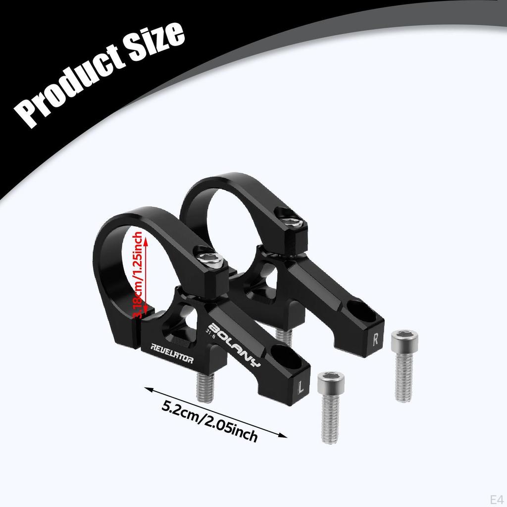1 Pair , Direct Replacement Bicycle Handlebar Stem, Aluminum Alloy, Easy Installation, 31.8mm, for