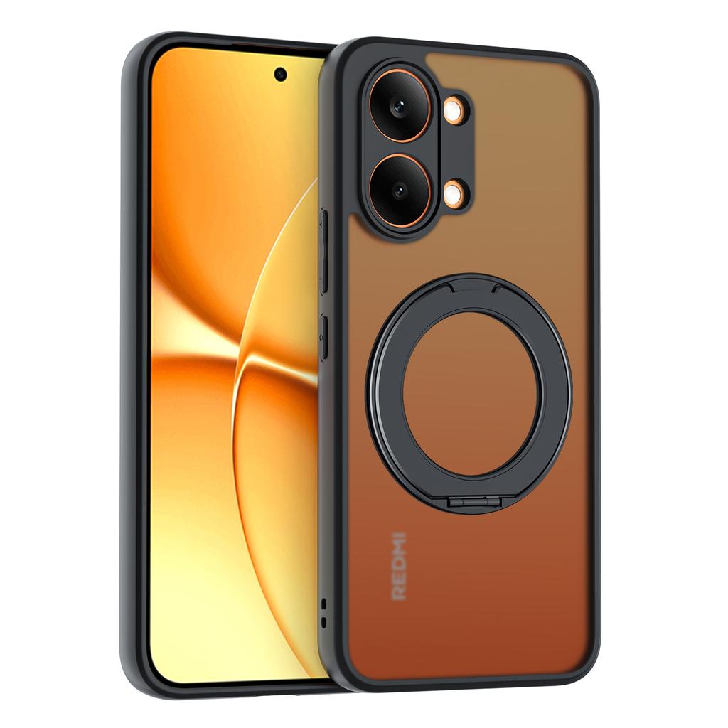 For POCO X8 Pro Max Case Matte PC+TPU Acrylic Transparent Magnetic Stand Phone Back Cover For POCO X8Pro X8 Pro Max Shell Bumper