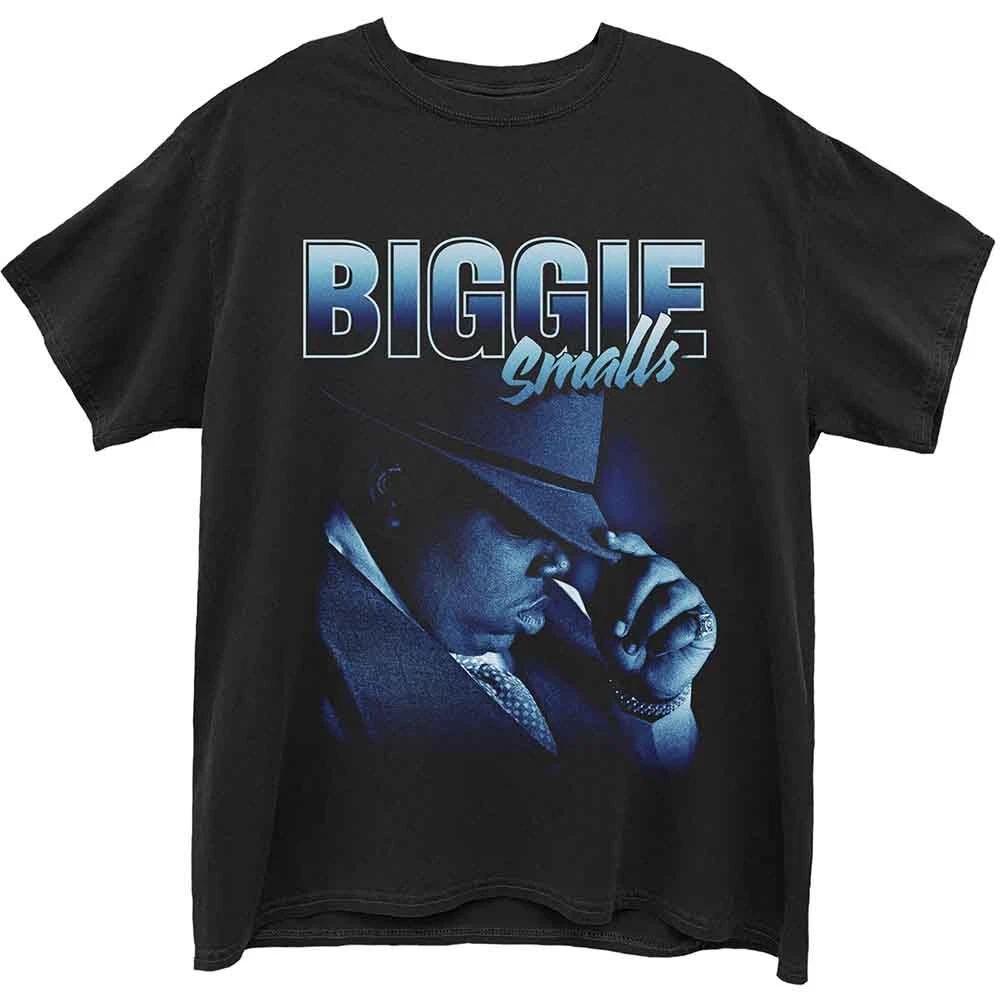 Biggie Smalls Mens Tshirt -S- Hat Black S