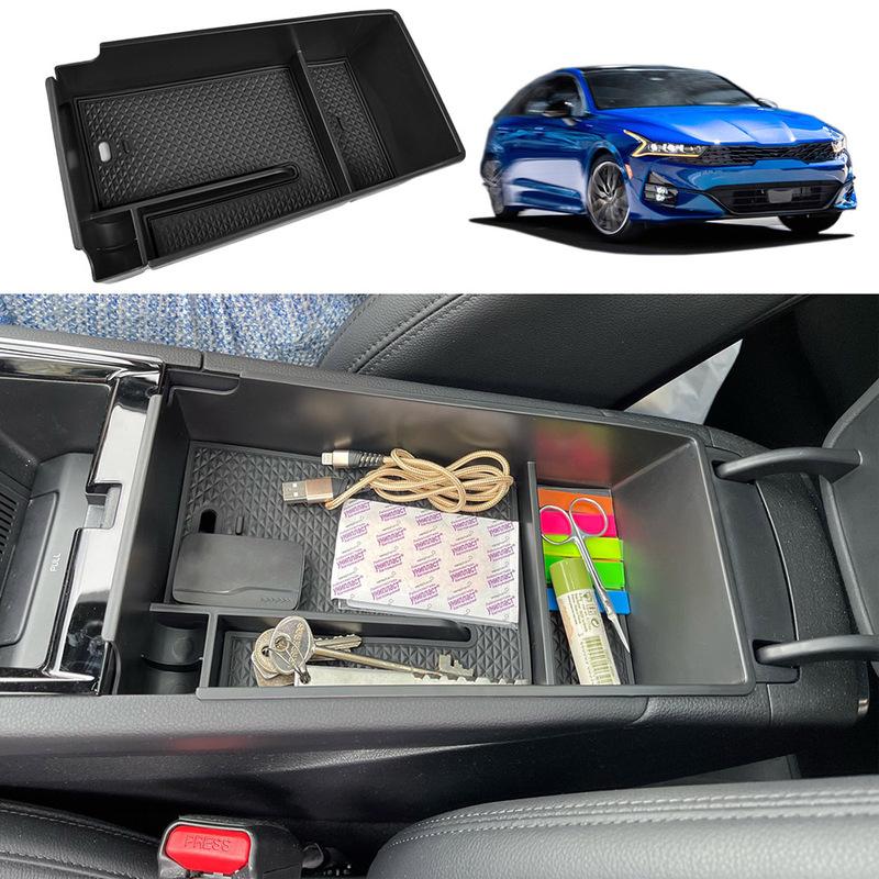 Center Console Organizer for Kia K5 DL3 - 2024 Car Accessories, Armrest Storage Box Secondary ert Tray