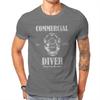 Commercial Diver Fashion TShirts Dive Scuba Diving Male Style Fabric Streetwear T Shirt Summer Fashion Oversized T-shirt Tees