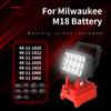 Led Light Fit Milwaukee Battery M18 Portable Spotlight Cordless Outdoor Work Fishing Handheld Emergency Tool Light No Batter