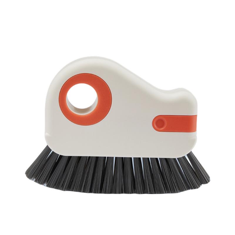 Multifunctional Crevice Cleaning Brush for Windows and Doors - Two-in-One Tool with Scraper for Seam and Groove Dust Removal.