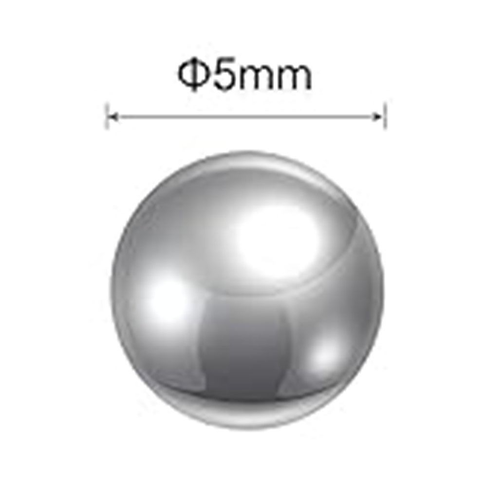 50Pcs G25 Precision Bicycle Bearing Balls 304 Stainless Steel Steel Solid Beads CNC, Impact Test