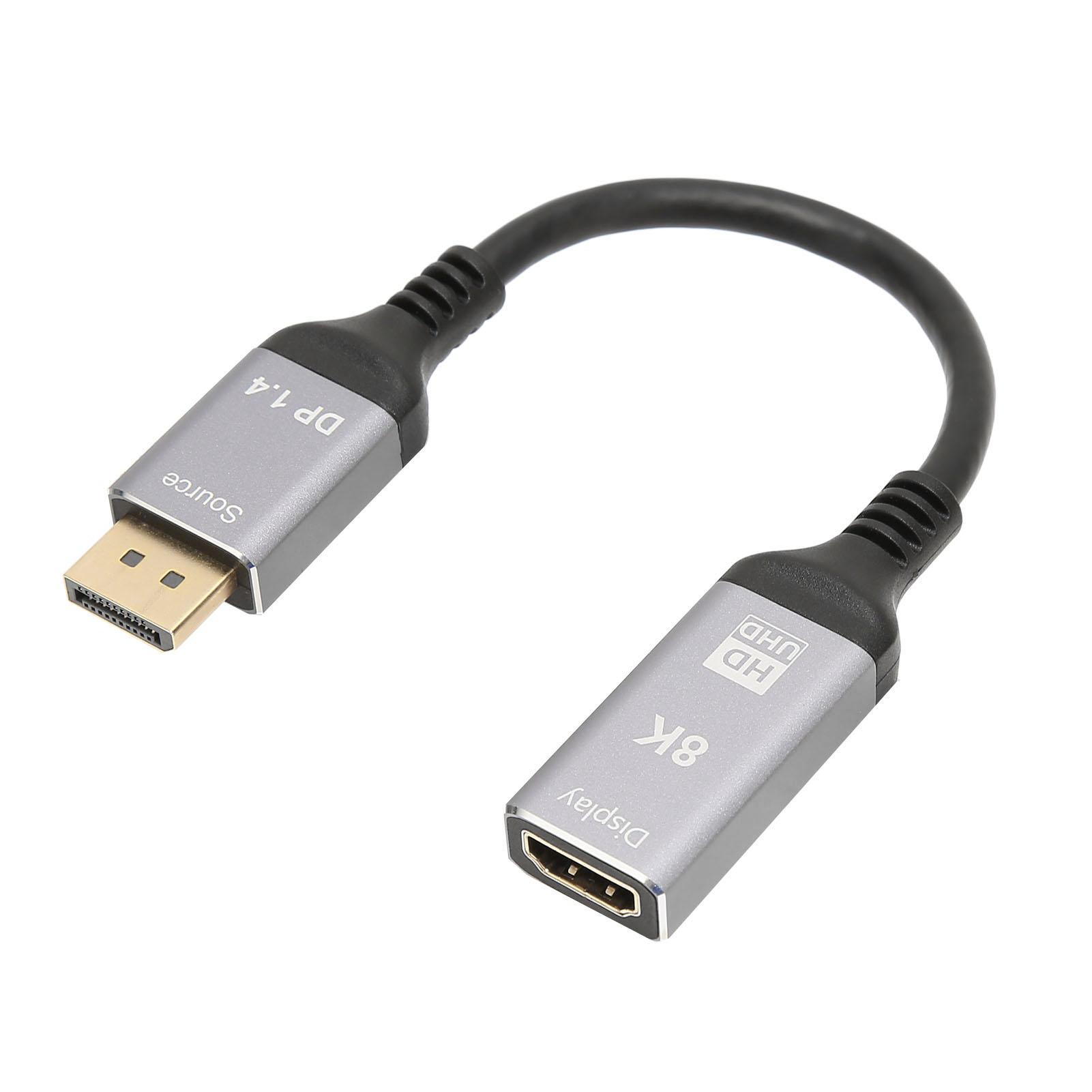 

Кабель DisplayPort 1.4 для HD Multimedia Interface 2.1 с поддержкой 8K 48 Гбит/с и поддержкой HDR 3D AV-адаптера