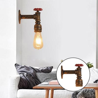 Lamp Sconce Lampshade Without Bulb Wall Lighting Retro Style for Reading Bar Coffee Indoor