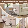 2pcs Trimmable Self-Adhesive Cat Scratch Mat 40X100cm Wall Anti Cat Scratch Sofa DIY Cats Scratch Protection Paws Sharpen Carpet