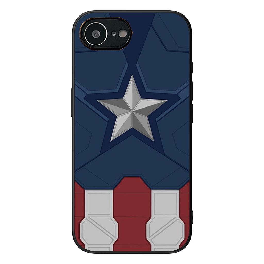 Marvel Captain America Shield Cover Phone Case for Xiaomi Redmi Note 14 12 13 ProPlus A4 A3 Pro Plus 12C 13C 14C 5G