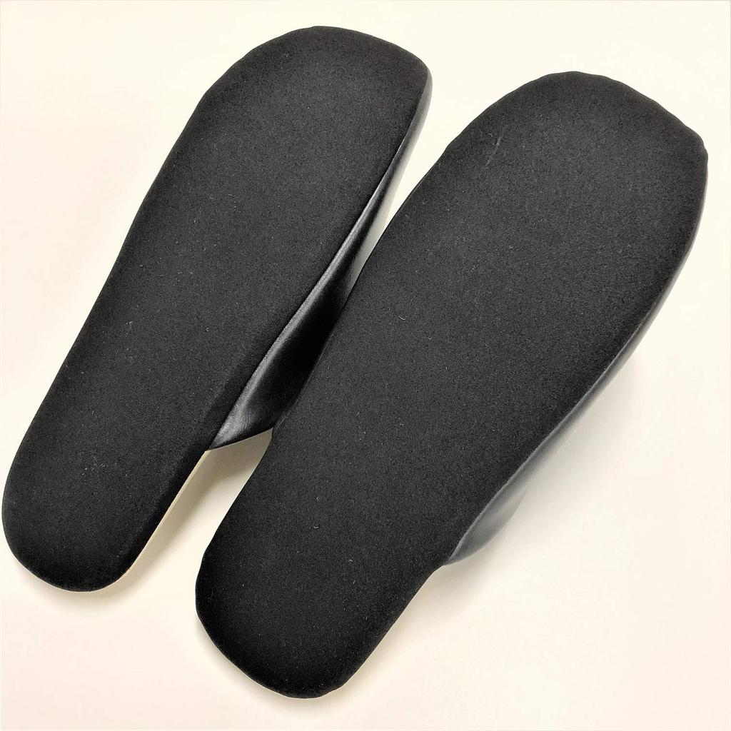 Senko CLEAR SAISON Sanitizer 97466 Two-Tone Slippers, Approx. 28cm, Black, Alcohol-Hand Compatible,