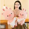 Hold Ears Rabbit Goose Pig Plush Toys Pillow Room Decoration Gifts Children