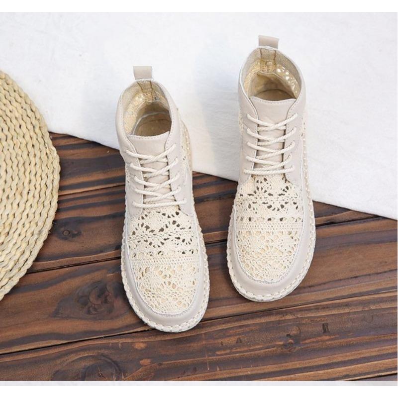 Fashion 2024 New Comfort Fashion Women's Breathable Mesh Summer Shoes Lace Walking Shallow New Solid Non Slip Casual Shoes
