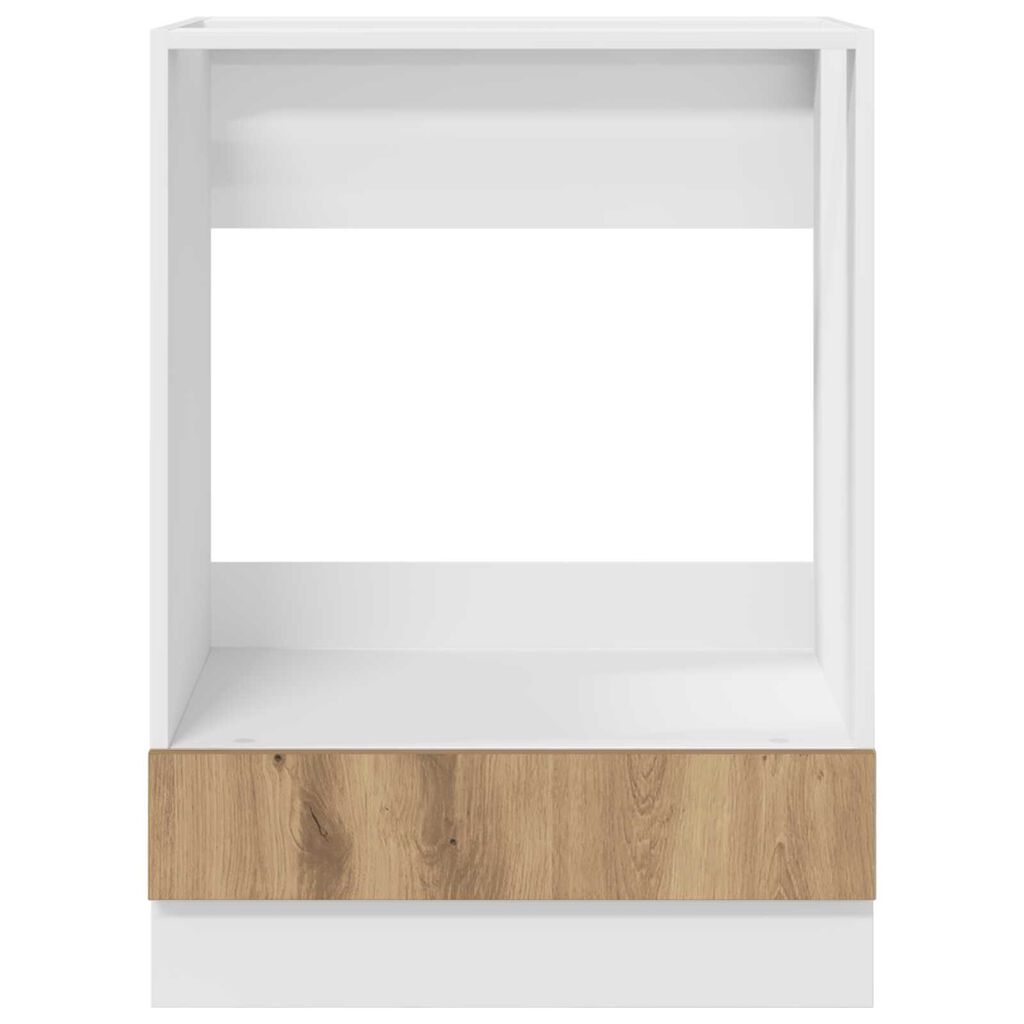 vidaXL Ofenschrank Artisan Eiche 60x46x81,5 Cm Holzwerkstoff