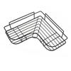 1PC Bathroom Shelf Wall Mounted Corner Storage Shelves Shampoo Holder Cosmetic Rack Iron Shower Drain Basket Bathroom Organizer