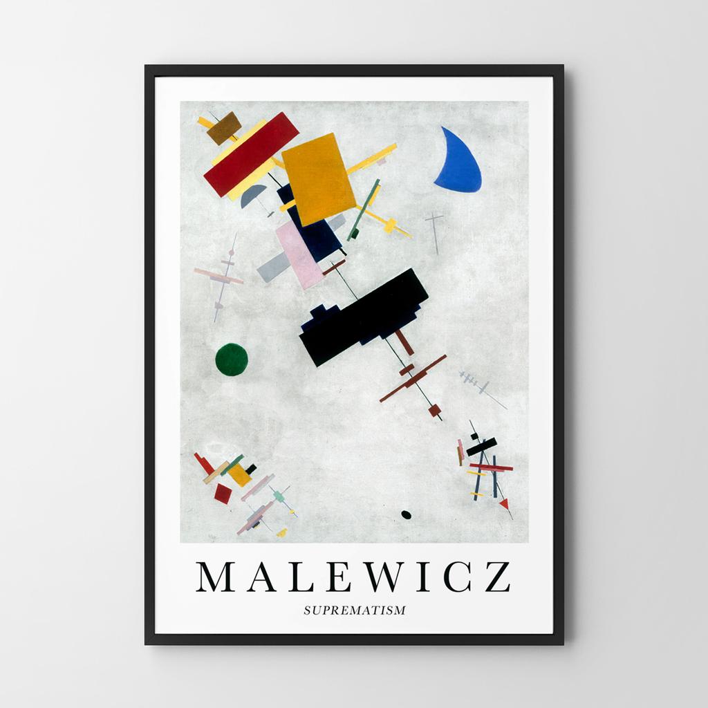 Plakat malewicz abstrakcja obraz