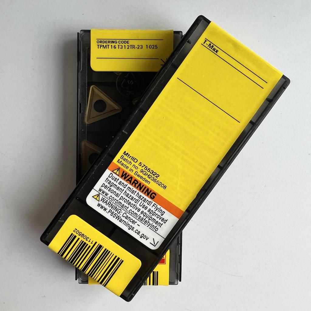 Original Sandvik / TPMT16T312TR-23 1025  / CNC Lathe Carbide Blade 10 Pcs