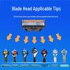 German Quality 5-Layer Men's Manual Razor - Classic Old-Fashioned Design with Universal Razor Head.