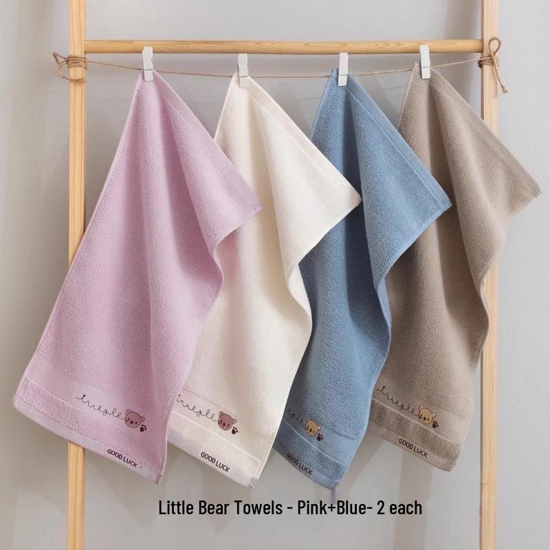 **Kleiner Bär Weiches Saugfähiges Kinder-Gesichtstuch, Nicht fusselnd, Ideal für den Heimgebrauch, Studentinnen**