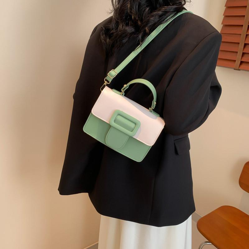 Wholesale Fashionable Small Square Bag With Contrast Stitching For Women