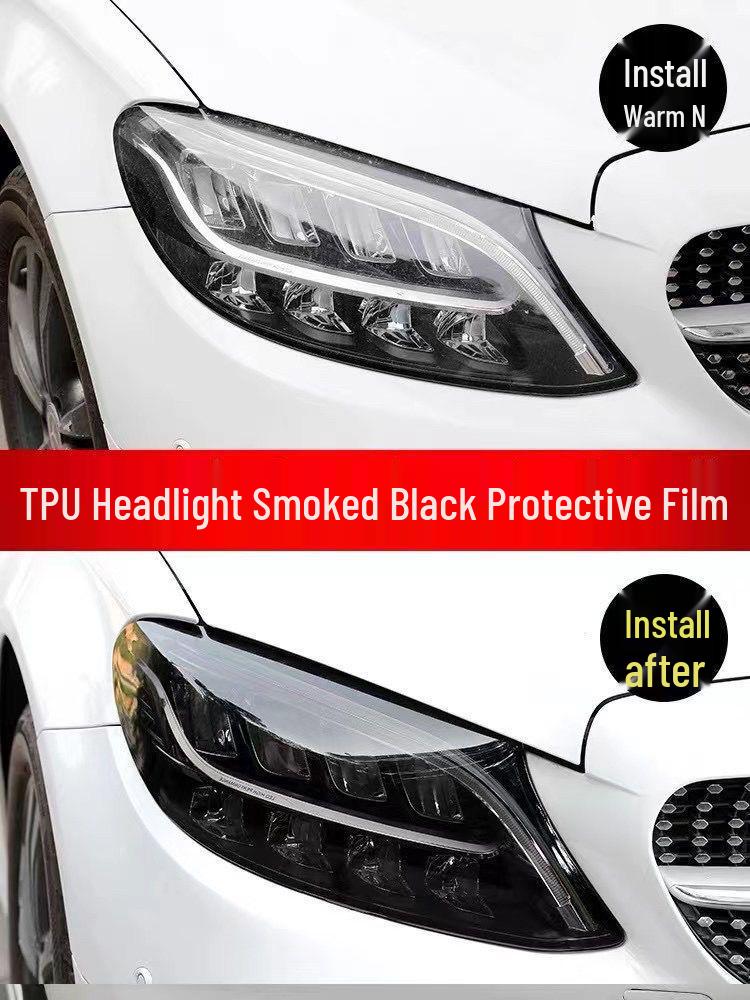 Toyota Corolla TPU Color-Changing Protective Film: White to Purple and Black Transition