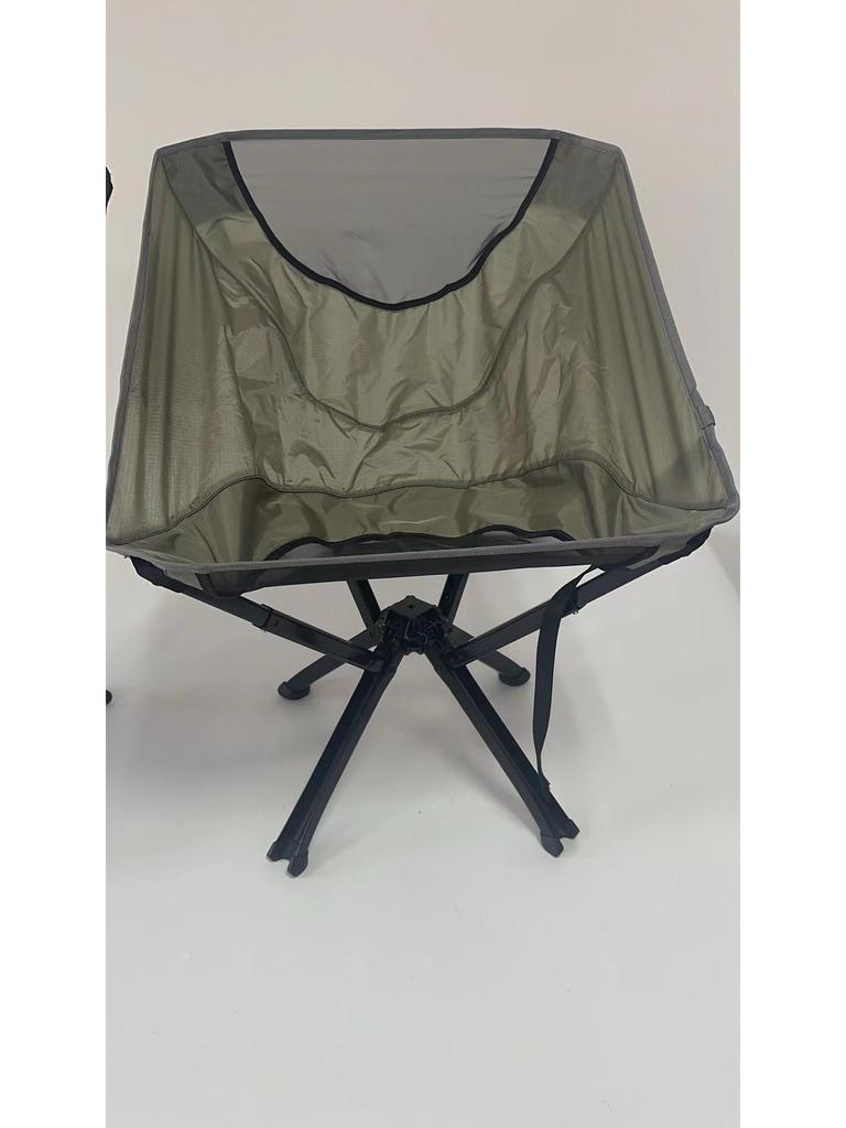 Outdoor Camping Foldable Aluminum Chair with Backrest and Umbrella
