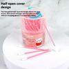 100Pcs 2-In-1 Dual-Head Cotton Swabs Ear Cleaning Makeup Remover Pads Soft Bristle Ear Scoop for Safe Ear Care