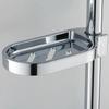 Shower Rail Soap Dish Box Soap Holder Soap Pallet Shower Rod Slide Bar Chrome For Sliding Bar Bathroom Tray For Home