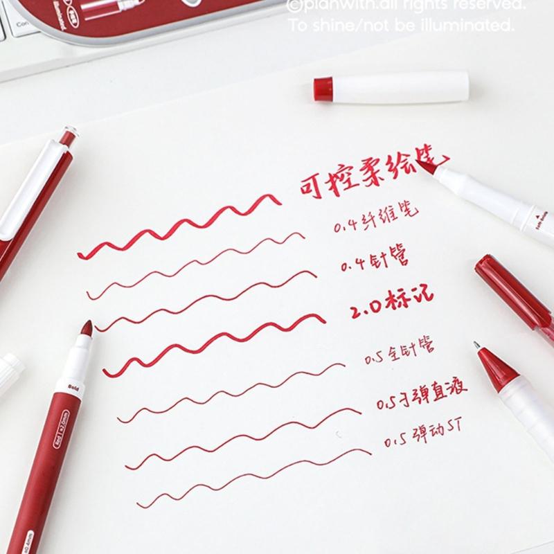 5Pcs Noise Free Retractable Gel Pen Fast Dry Ink Non Smudge Writing Pen Comfortable Handle For Students Professional