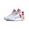 Nike KD Trey 5 IX Cushioning Abrasion Resistant Breathable Mid top Basketball Shoes Unisex Pink Blue CW3402-011(Team408-)