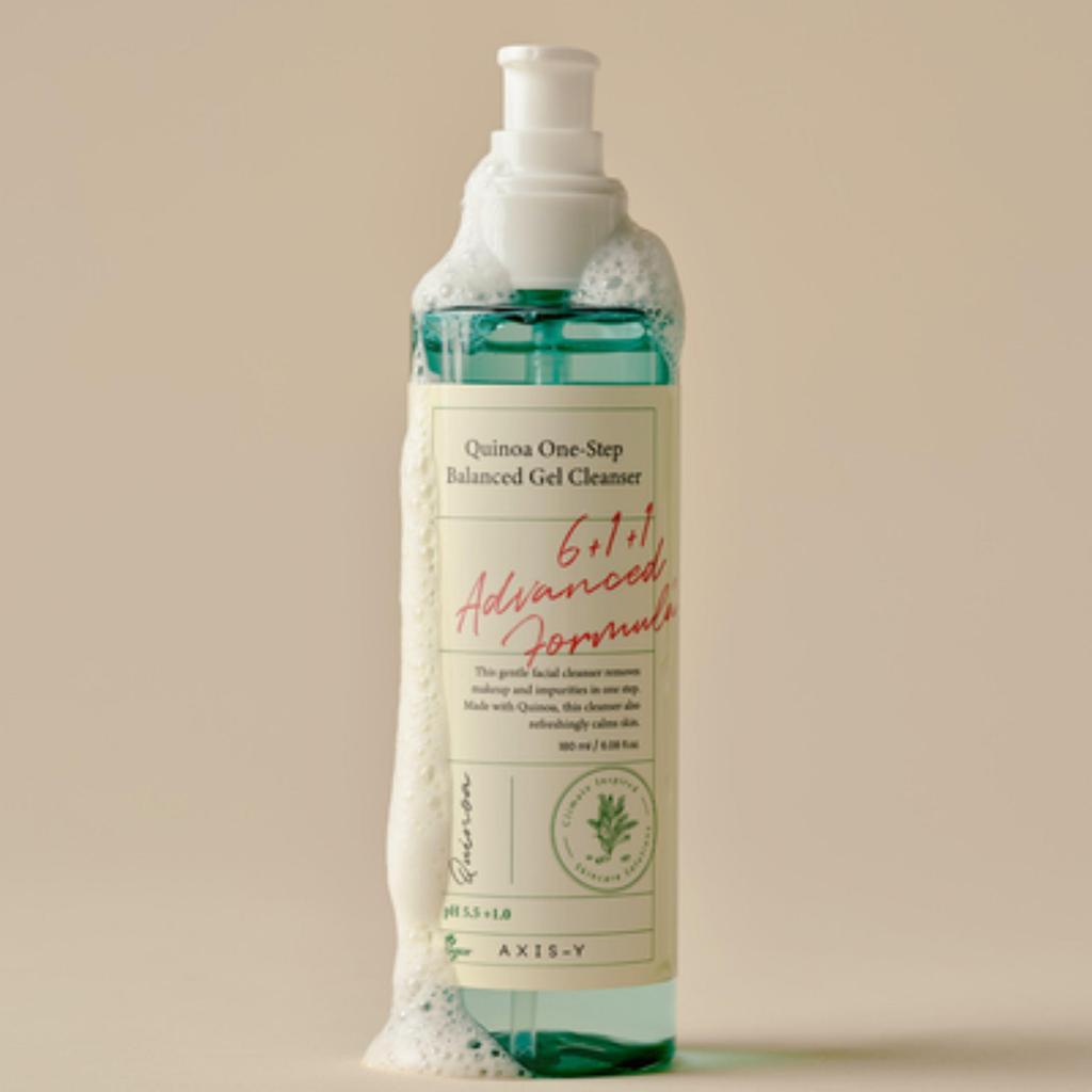 AXIS-Y Quinoa One-Step Balanced Gel Cleanser Gentle Daily Cleansing & Hydrating Care 180ml