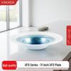 VAKADA Decorative Glass Serving Plates & Bowls