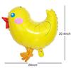 Farm Chick Foil Balloon White Goose Duck Pig Sheep Chicken Walking Animal Balloons Baby Shower Farm Theme Birthday Party Supplie