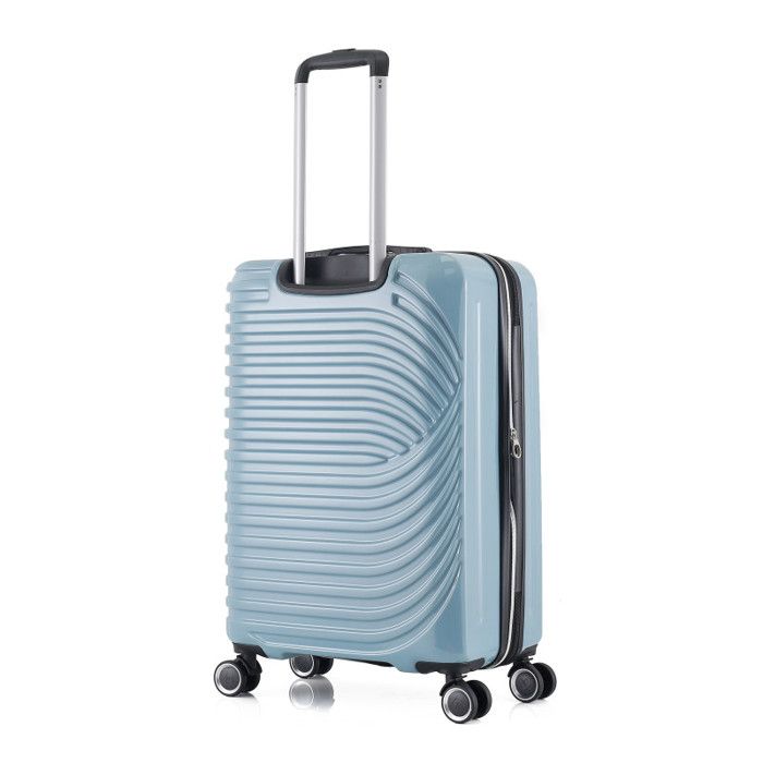 Starrer erweiterbarer Kabinenkoffer Trolley Polycarbonat - LYS Paris 322 - 328 &; 322 Blau