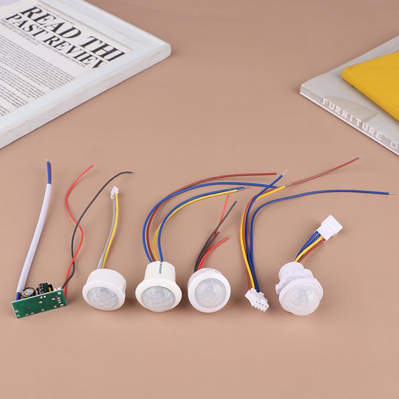 Led Pir No Adjustable Delay Human Body Infrared Detector Ir Infrared Motion Sensor Light Switch For Home Ac110-240V Dc 12V-24V
