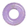 Children's and Adult Crystal Inflatable Swimming Ring with Double Airbag, Underarm Support, and Thickened Single Layer Design