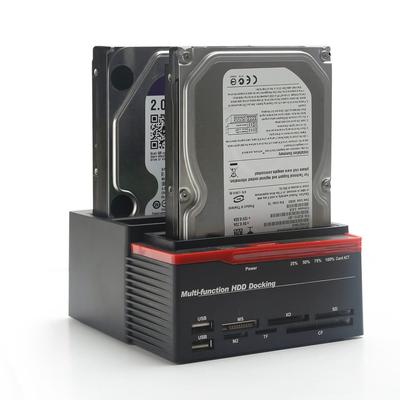 All-in-One 2.5/'/' 3.5/" SATA IDE HDD Docking Station Clone Hard Drive Dock USB HUB