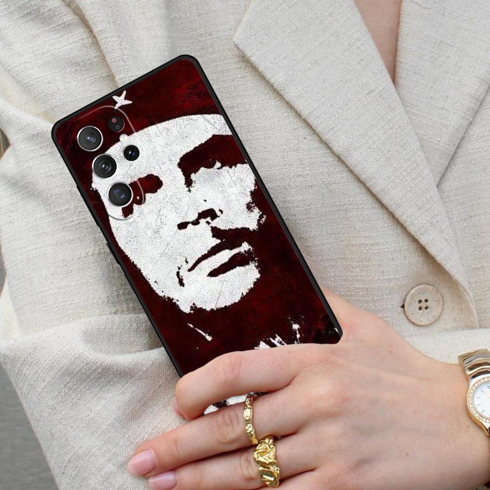 che guevara Smoking Cigar SOFT Cell Phone Case for Samsung Galaxy S26 Ultra S25 S24 S23 S22 S21 S20 Note10 Cover